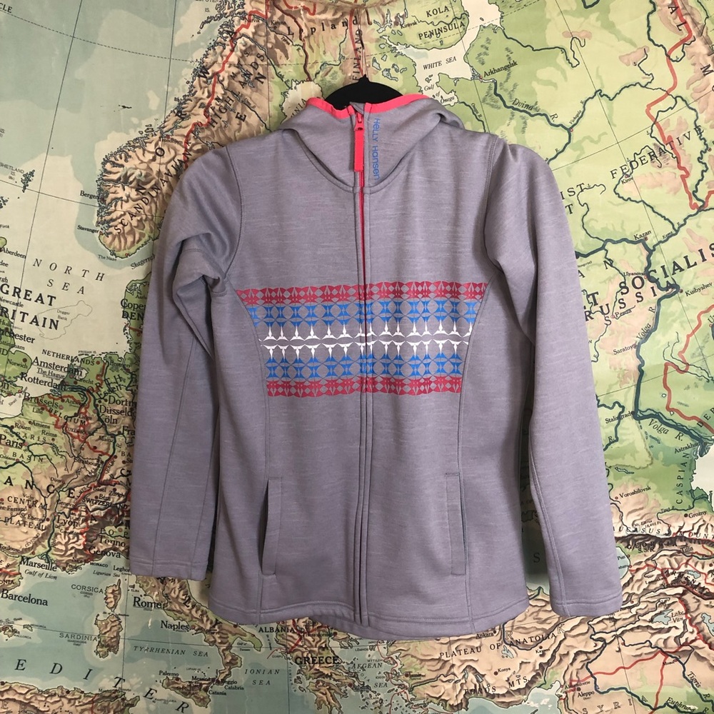 Helly Hansen Nordic Print Full Zip Hoodie